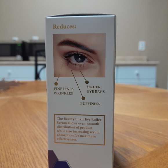 Under Eye Roller Serum Wrinkles Fine Lines NWT Size:1.69fl oz The Beauty Elixir - Picture 3 of 8